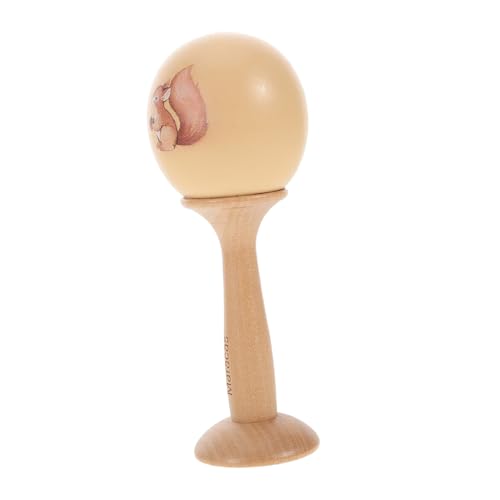 TOYANDONA Maracas Hand Percussion Rassel Eichhörnchen Sandhammer – Eierschüttler Aus Holz – Lustiges Musikinstrument Für Die Früherziehung Von Kindern TOYANDONA Maracas Hand Percussion Rassel Eichhörnchen Sandhammer – Eierschüttler Aus Holz – Lustiges Musikinstrument Für Die Früherziehung Von Kindern von TOYANDONA