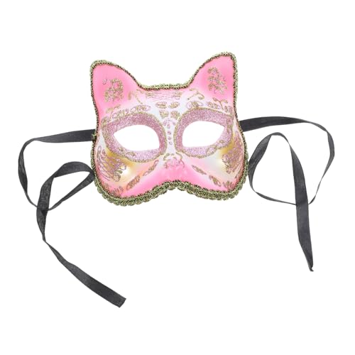 TOYANDONA Maske Halloween-Katzen-Cosplay Katzenkopf Cosplay dekorativ mask halloween mask costume mask halloween Partygeschenk Partyzubehör Plastik Rosa TOYANDONA Maske Halloween-Katzen-Cosplay Katzenkopf Cosplay dekorativ mask halloween mask costume mask halloween Partygeschenk Partyzubehör Plastik Rosa von TOYANDONA