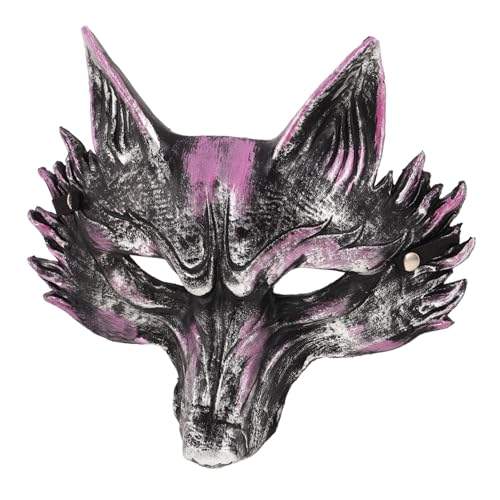 TOYANDONA Masquerade Fuchsgesichtsmaske PU Schaum Leicht und Realistisch Halloween Kostüm Partyzubehör Wiederverwendbar für Karneval Cosplay TOYANDONA Masquerade Fuchsgesichtsmaske PU Schaum Leicht und Realistisch Halloween Kostüm Partyzubehör Wiederverwendbar für Karneval Cosplay von TOYANDONA