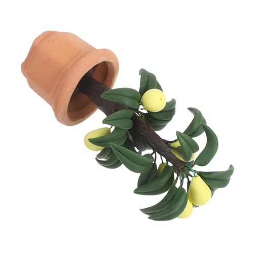 TOYANDONA Maßstab DIY Kunstbaum für Puppenhaus und Wohnaccessoires Realistische Nachbildung Flexible Verwendung Elegantes Design von TOYANDONA