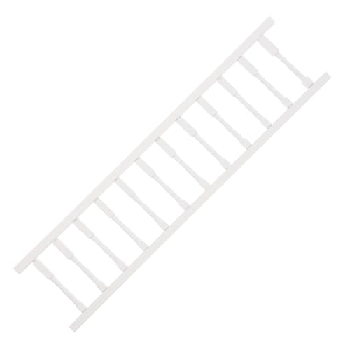 TOYANDONA Maßstab Holzleiter für Zubehör für Spielhäuser DIY Projekte und Heimdekoration Leicht und Stabil Fördert Kreatives von TOYANDONA