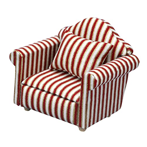 TOYANDONA 1satz Miniatur Sofa Modell Mit Kissen Puppenhaus Möbel Für Charmante Dekoration Für Mini Räume Robustes Design Für Langlebigen Einsatz Für Kreative Spielideen von TOYANDONA