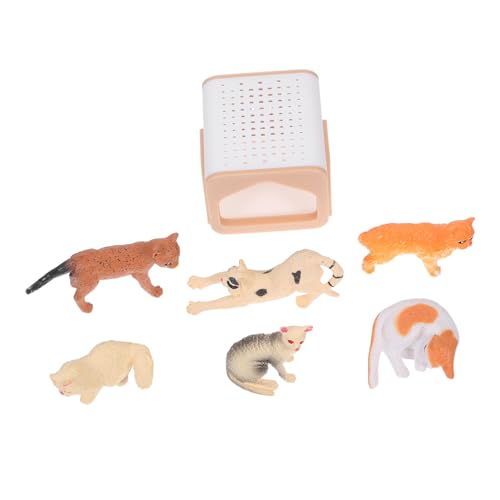 TOYANDONA Maßstab Realistische Puppenhaus Katzen Kunststoff Rollenspiel Geburtstagsdeko Kuchenstecker DIY Basteln Mikro-Landschaft und Kreativspielzeug TOYANDONA Maßstab Realistische Puppenhaus Katzen Kunststoff Rollenspiel Geburtstagsdeko Kuchenstecker DIY Basteln Mikro-Landschaft und Kreativspielzeug von TOYANDONA