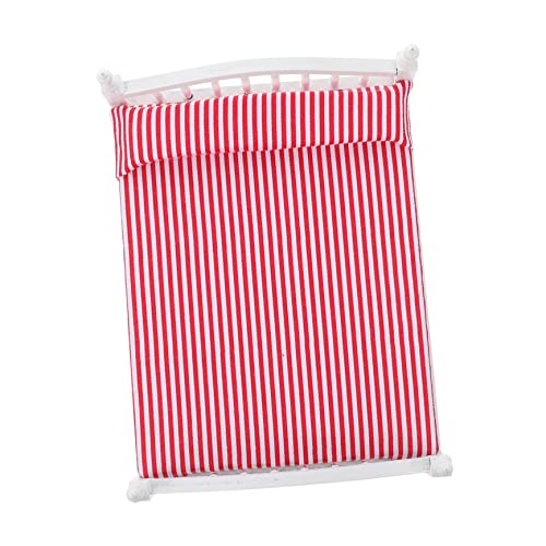 TOYANDONA Maßstab Schlafzimmer Miniatur Möbel Für Puppenhaus Doppelbett Ornament Puppenhaus Zubehör Für Kreative Spielwelten TOYANDONA Maßstab Schlafzimmer Miniatur Möbel Für Puppenhaus Doppelbett Ornament Puppenhaus Zubehör Für Kreative Spielwelten von TOYANDONA