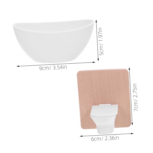 TOYANDONA Maßstab Teiliges Badewannen und Toiletten Zubehör Robuste Holz und Kunststoffmöbel Vielseitig Konfigurierbar für DIY Puppenhaus Dekoration TOYANDONA Maßstab Teiliges Badewannen und Toiletten Zubehör Robuste Holz und Kunststoffmöbel Vielseitig Konfigurierbar für DIY Puppenhaus Dekoration von TOYANDONA