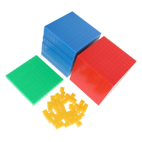 TOYANDONA Mathematik Lernspielzeug Pädagogisch Buntes Zählwürfel für Grundschule Fördert Zahlenverständnis und Farberkennung Spielerisches Lernen Sicher und Langlebig von TOYANDONA