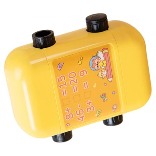 TOYANDONA Mathematik Rollerstempel Wiederverwendbarer Kompakter Verschleißfestes Kunststoff Lernspielzeug für Addition und Subtraktion Klare Abdrucke Schülerzubehör von TOYANDONA