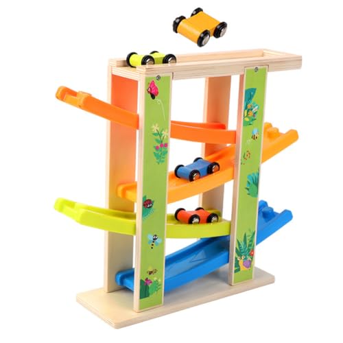 TOYANDONA Mehrschichtiger Gleitschienen Autorennbahn Spielzeugset für Farbenfrohes Motorikförderndes Aktivitätsspielzeug mit Beschleunigender Rampe Pädagogisch und Interaktiv für Junge TOYANDONA Mehrschichtiger Gleitschienen Autorennbahn Spielzeugset für Farbenfrohes Motorikförderndes Aktivitätsspielzeug mit Beschleunigender Rampe Pädagogisch und Interaktiv für Junge von TOYANDONA