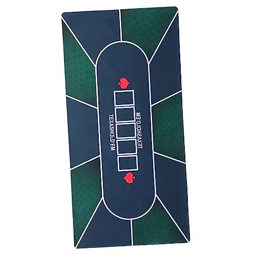 TOYANDONA Mehrzweck-Tischdecke Pokertisch riesige Spielkarten Brettspiel Matte Pokerkarte Roulette-Tisch pokerauflage Poker Matte tischdecken Tischmatte für Brettspiele Gummimatte für Tisch von TOYANDONA