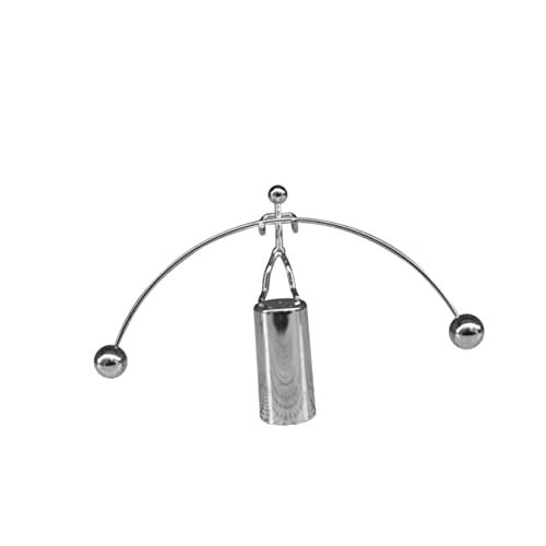 TOYANDONA Metal Swinging Weightlifting Toy Kleine Eisenmännchen Desktop Dekoration Entspannendes Schreibtischspielzeug Kreatives für Büro und Zuhause Silber TOYANDONA Metal Swinging Weightlifting Toy Kleine Eisenmännchen Desktop Dekoration Entspannendes Schreibtischspielzeug Kreatives für Büro und Zuhause Silber von TOYANDONA