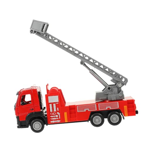 TOYANDONA Metalllegierung Friktionsantrieb rutschfest Robustes Feuerwehrfahrzeug Geschenk für Jungen Mädchen Ab Jahren TOYANDONA Metalllegierung Friktionsantrieb rutschfest Robustes Feuerwehrfahrzeug Geschenk für Jungen Mädchen Ab Jahren von TOYANDONA
