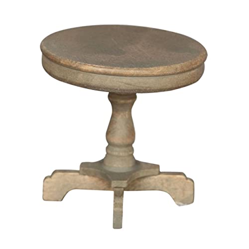 TOYANDONA Mikroszene Kleiner runder Tisch Zubehör für Puppenhäuser Puppenhausmöbel Puppenmöbel für Puppenstubenmöbel Puppenstubentisch Holz TOYANDONA Mikroszene Kleiner runder Tisch Zubehör für Puppenhäuser Puppenhausmöbel Puppenmöbel für Puppenstubenmöbel Puppenstubentisch Holz von TOYANDONA