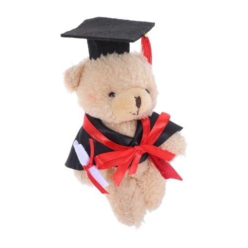 TOYANDONA Mini Abschlussbär Stofftier Mini Ornamente Plüsch Eisbär Abschlussfeier Kleiner Plüsch Stoffbär Kleine Tiere Bär Gefüllte Masse Abschluss Plüschstoffe TOYANDONA Mini Abschlussbär Stofftier Mini Ornamente Plüsch Eisbär Abschlussfeier Kleiner Plüsch Stoffbär Kleine Tiere Bär Gefüllte Masse Abschluss Plüschstoffe von TOYANDONA