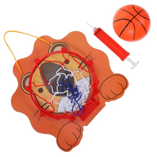 TOYANDONA Mini Basketballkorb Indoor aus Leichtem Kunststoff Tragbar und Installieren Verstellbarer Basketballspielzeug für Ab Jahren für Zimmer und Büro Ball und Pumpe von TOYANDONA