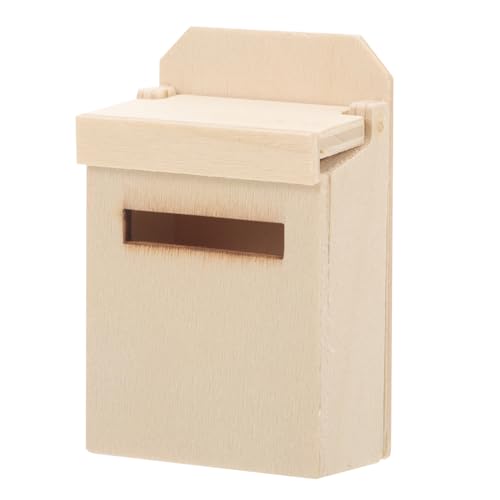 TOYANDONA Mini-Briefkasten Miniatur-Mailbox-Modell Miniatur-Puppenhauszubehör Zubehör für Puppenhäuser Miniaturen Toys kinderknallzeug Mini-Hausbedarf Mini-Möbelmodell Holz TOYANDONA Mini-Briefkasten Miniatur-Mailbox-Modell Miniatur-Puppenhauszubehör Zubehör für Puppenhäuser Miniaturen Toys kinderknallzeug Mini-Hausbedarf Mini-Möbelmodell Holz von TOYANDONA