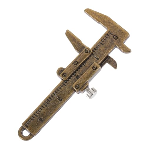 TOYANDONA Mini DIY Messschieber Mini-Lernbedarf Miniatur-Messschieber Puppenhauszubehör Mini-Lineal zum Selbermachen Miniaturhausdekoration Mini-Möbellineal kleines Lineal Metall TOYANDONA Mini DIY Messschieber Mini-Lernbedarf Miniatur-Messschieber Puppenhauszubehör Mini-Lineal zum Selbermachen Miniaturhausdekoration Mini-Möbellineal kleines Lineal Metall von TOYANDONA