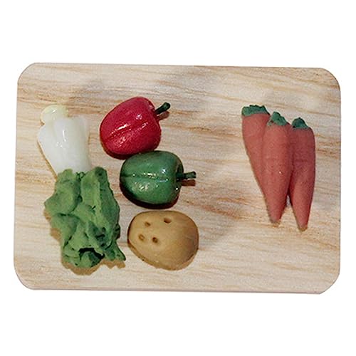 TOYANDONA Mini Gemüse Schneidebrett Spielzeugmodelle Mini Schneidebrett Puppenhauszubehör Miniatur Küchenszene Requisite Mini Schneidebrett Requisite Miniatur Szene Zubehör TOYANDONA Mini Gemüse Schneidebrett Spielzeugmodelle Mini Schneidebrett Puppenhauszubehör Miniatur Küchenszene Requisite Mini Schneidebrett Requisite Miniatur Szene Zubehör von TOYANDONA