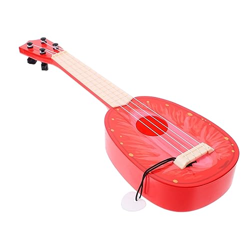 TOYANDONA Mini Gitarrenmodell aus Kunststoff Realistische Ukulele für Anfänger Tragbares Musikinstrument für Partydekoration und Strand Events Robustes für Musikliebhaber TOYANDONA Mini Gitarrenmodell aus Kunststoff Realistische Ukulele für Anfänger Tragbares Musikinstrument für Partydekoration und Strand Events Robustes für Musikliebhaber von TOYANDONA