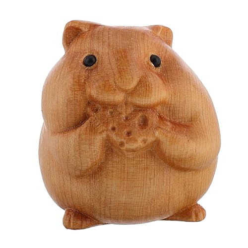 TOYANDONA Mini-Hamster-Modell Hamsterfigur Holz Hamster Deko Nussige Deko Figur Niedlicher Hamster Niedliche Hamster Deko Mini-Tastatur Auto Mausfigur Rattenfiguren hölzern Light Brown TOYANDONA Mini-Hamster-Modell Hamsterfigur Holz Hamster Deko Nussige Deko Figur Niedlicher Hamster Niedliche Hamster Deko Mini-Tastatur Auto Mausfigur Rattenfiguren hölzern Light Brown von TOYANDONA
