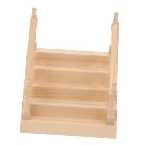 TOYANDONA Mini Holztreppe Für Puppenhäuser Dekorative Miniatur Treppe Für Kreative Wohnaccessoires Ideal Desktop Ornament Und Für Puppenzubehör Vielseitig Einsetzbar TOYANDONA Mini Holztreppe Für Puppenhäuser Dekorative Miniatur Treppe Für Kreative Wohnaccessoires Ideal Desktop Ornament Und Für Puppenzubehör Vielseitig Einsetzbar von TOYANDONA