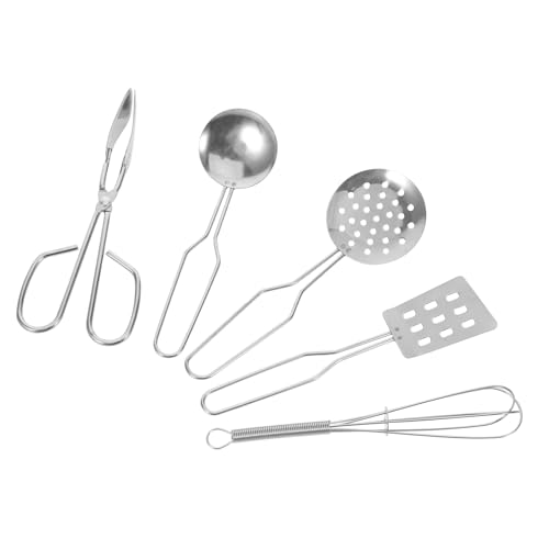 TOYANDONA Mini Kochgeschirr Set für Realistische Küchenwerkzeuge für Rollenspiele Teiliges Zubehör Mini Fördert Kreativität Feinmotorik und Gemeinsames Familienerlebnis von TOYANDONA