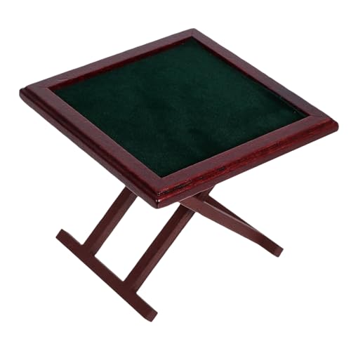TOYANDONA Miniatur-Mahjong-Tisch Puppenhaus-zubehör Holzspielzeug Möbel Kompakt Ideal für Dekoration Fotografie TOYANDONA Miniatur-Mahjong-Tisch Puppenhaus-zubehör Holzspielzeug Möbel Kompakt Ideal für Dekoration Fotografie von TOYANDONA