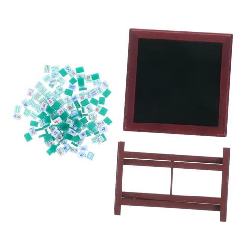 TOYANDONA Realistisches Mahjong-tischset Aus Holz Für Puppenhaus-miniaturmöbel Als Foto-Requisite Und Zum Kreativen Spielen TOYANDONA Realistisches Mahjong-tischset Aus Holz Für Puppenhaus-miniaturmöbel Als Foto-Requisite Und Zum Kreativen Spielen von TOYANDONA