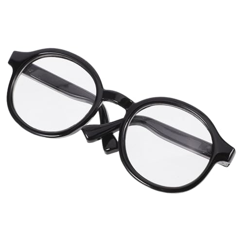 TOYANDONA Mini Puppenbrille Schwarz Rahmen Transparente Gläser für Baumwollpuppen Robustes Kunststoff Accessoire zum Basteln und Umstylen Charmantes Puppenbrillen TOYANDONA Mini Puppenbrille Schwarz Rahmen Transparente Gläser für Baumwollpuppen Robustes Kunststoff Accessoire zum Basteln und Umstylen Charmantes Puppenbrillen von TOYANDONA