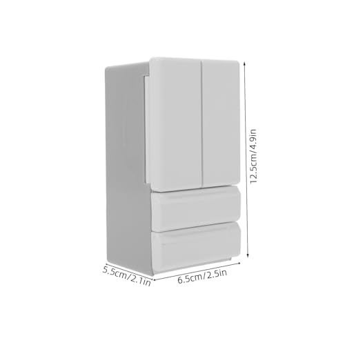 TOYANDONA Mini Puppenhaus Kühlschrank Weiß mit Doppeltüren und Beleuchtung Mini Kühlschrank für Kinderzimmer Puppenhaus Küche und Party Dekoration Kompatibel mit Allen Möbeln TOYANDONA Mini Puppenhaus Kühlschrank Weiß mit Doppeltüren und Beleuchtung Mini Kühlschrank für Kinderzimmer Puppenhaus Küche und Party Dekoration Kompatibel mit Allen Möbeln von TOYANDONA