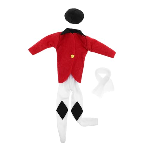 TOYANDONA Mini Reitoutfit für Puppen Equestrian Kleidung mit Hut Schal Jacke Hose Passgenaues Pferdereit Puppenkleidung und Sammler TOYANDONA Mini Reitoutfit für Puppen Equestrian Kleidung mit Hut Schal Jacke Hose Passgenaues Pferdereit Puppenkleidung und Sammler von TOYANDONA