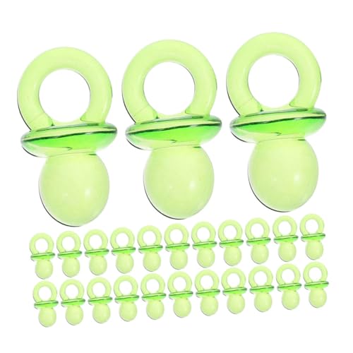 TOYANDONA Mini-schnuller-dekorationen Aus Acryl – 200 Dekorationen Geschlechtsneutral Für Babyparty- Für Jungen von TOYANDONA