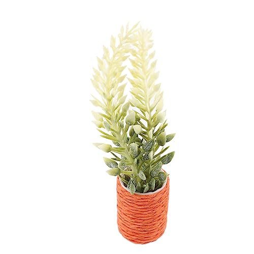 TOYANDONA Mini-Simulationsbonsai kunstpflanze kunstplflanze puppenhauszubehör pflanzendeko drinnen Wanddekoration über dem Bett Anlage künstliche Bonsai-Verzierung Winziges Hausdekor Plastik von TOYANDONA