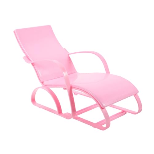 TOYANDONA Mini Strandstuhl für Puppenzubehör Tragbarer Liegestuhl für Rollenspiele für Mikrolandschaften und Puppenhäuser Farbenfroh und Platzsparend von TOYANDONA