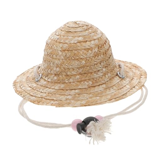 TOYANDONA Mini Strohhut für Puppen Dekorative Mütze für DIY und Fotografie Handgefertigt Praktisch für Puppenhaus und Bastelprojekte für Freunde und Familie TOYANDONA Mini Strohhut für Puppen Dekorative Mütze für DIY und Fotografie Handgefertigt Praktisch für Puppenhaus und Bastelprojekte für Freunde und Familie von TOYANDONA
