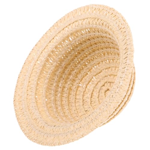 TOYANDONA Mini Strohhut für Puppen Miniatur Zylinderhut Handgefertigtes Bastel Accessoire Gelb für Puppenhaus Dekoration DIY Mini Haus Ornament Hutverzierung TOYANDONA Mini Strohhut für Puppen Miniatur Zylinderhut Handgefertigtes Bastel Accessoire Gelb für Puppenhaus Dekoration DIY Mini Haus Ornament Hutverzierung von TOYANDONA