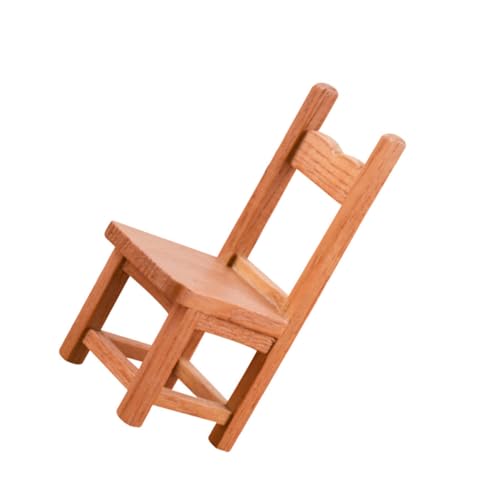 TOYANDONA 1/12 Miniatur Holz Stuhl Puppe Spielzeug Miniatur Stuhl Figuren TOYANDONA 1/12 Miniatur Holz Stuhl Puppe Spielzeug Miniatur Stuhl Figuren von TOYANDONA