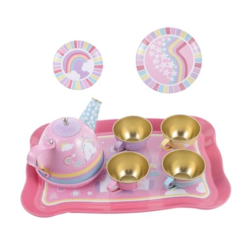 TOYANDONA Mini Tee Für Teiliges Teeservice Mit Mini Teekannen Und Tassen Für Rollenspiele Und Teepartys Kinderspielzeug Einhorn Design TOYANDONA Mini Tee Für Teiliges Teeservice Mit Mini Teekannen Und Tassen Für Rollenspiele Und Teepartys Kinderspielzeug Einhorn Design von TOYANDONA