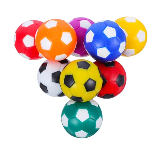 TOYANDONA Mini Tischfußball Bälle Ersatzbälle für Tischfußballspiele Farben Langlebig für Zuhause Büro und Partys von TOYANDONA