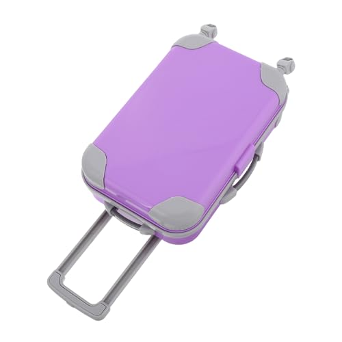 TOYANDONA Mini Trolley Mini Koffer Für Partygeschenke Puppenkleidungs Organizer Mini Koffer Für Puppen Puppenkoffer Gepäckkoffer Für Spielhaus Puppenhaus Zubehör Abs Violett TOYANDONA Mini Trolley Mini Koffer Für Partygeschenke Puppenkleidungs Organizer Mini Koffer Für Puppen Puppenkoffer Gepäckkoffer Für Spielhaus Puppenhaus Zubehör Abs Violett von TOYANDONA