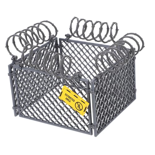TOYANDONA Mini -Zaun Für Garten Und Terrasse Ideal Für Bausteine ​​blumenbett Grenze Für Miniaturmodellzäune Und Garten Dekorative Zaun von TOYANDONA