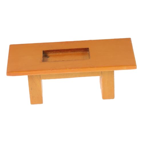 TOYANDONA Mini-couchtisch Puppenstubenmöbel Miniaturbausätze Süßes Zimmerdekor Häuser Miniaturtisch Mini-Schreibtisch Puppenteetisch Mini-beistelltische Zum Basteln Hölzern Orange TOYANDONA Mini-couchtisch Puppenstubenmöbel Miniaturbausätze Süßes Zimmerdekor Häuser Miniaturtisch Mini-Schreibtisch Puppenteetisch Mini-beistelltische Zum Basteln Hölzern Orange von TOYANDONA