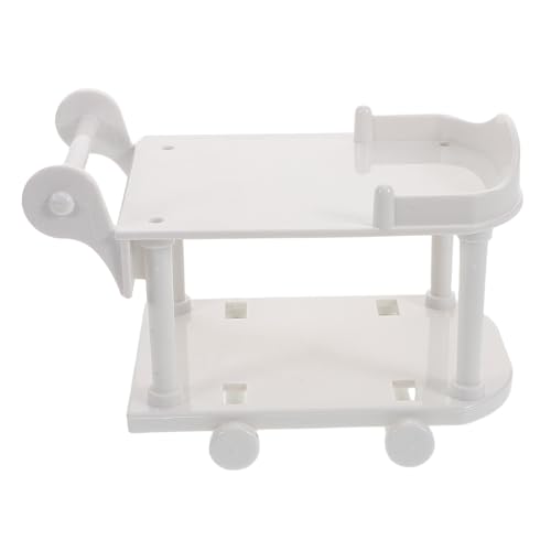 TOYANDONA Mini-foodtruck Kleines Gelbes Entenzubehör Miniaturdekoration Mini-Statue Kleiner Spiegel Spiegel Mini-Dekoration Kleine Ornamentstatue Babyzubehör Accessoires Weiß Plastik von TOYANDONA