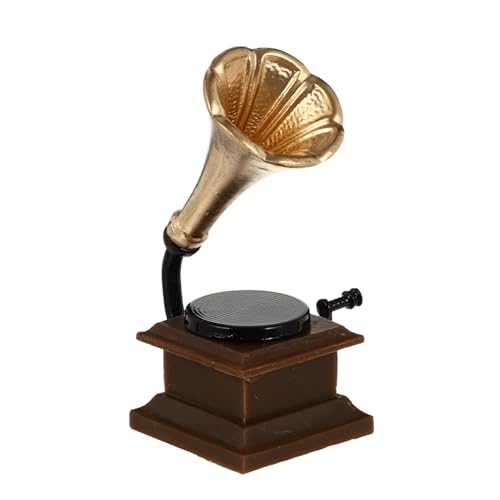 TOYANDONA Mini-grammophon Miniaturstaubsauger Mini- Mini-Vintage-Modell -Plattenspieler Retro Klassisches Grammophon Miniaturen Simulation Figur Harz TOYANDONA Mini-grammophon Miniaturstaubsauger Mini- Mini-Vintage-Modell -Plattenspieler Retro Klassisches Grammophon Miniaturen Simulation Figur Harz von TOYANDONA