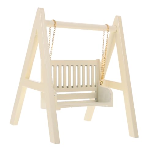 TOYANDONA Mini schaukel kinderzimmer schaukel puppenmöbel Dollhouse Accessories Puppenhaus-Schaukelstuhlmodell Puppenschaukel-Modell Puppenhausverzierung Puppenhaushandwerk hölzern Beige TOYANDONA Mini schaukel kinderzimmer schaukel puppenmöbel Dollhouse Accessories Puppenhaus-Schaukelstuhlmodell Puppenschaukel-Modell Puppenhausverzierung Puppenhaushandwerk hölzern Beige von TOYANDONA