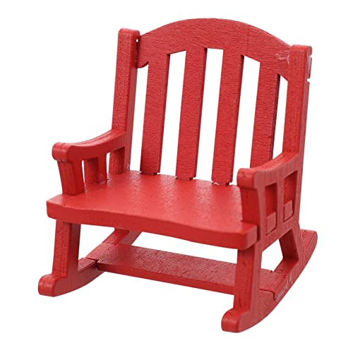 TOYANDONA Mini-schaukelstuhl-Modell Mini-schaukelstühle Miniaturspielzeug Miniaturmodell Miniaturstühle Zum Basteln Dekorative Wohnaccessoires Minimöbel Für Wohnkultur Mini Möbel Rot Hölzern TOYANDONA Mini-schaukelstuhl-Modell Mini-schaukelstühle Miniaturspielzeug Miniaturmodell Miniaturstühle Zum Basteln Dekorative Wohnaccessoires Minimöbel Für Wohnkultur Mini Möbel Rot Hölzern von TOYANDONA