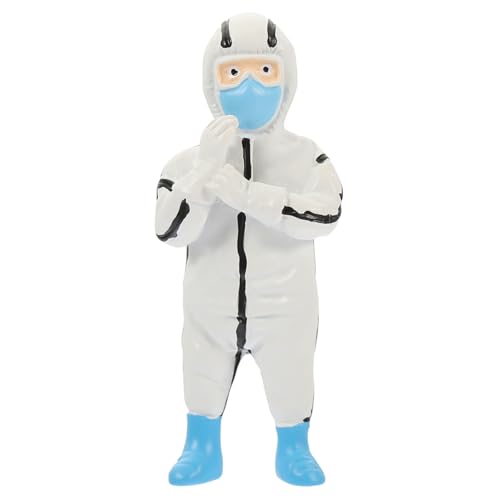 TOYANDONA Miniatur Arzt Figur Miniaturmodell Lebensecht Robust Langlebig für Sandtisch Schulprojekt Dekoration Kleines Mini Menschenmodell Detailgetreu von TOYANDONA