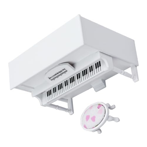 TOYANDONA Miniatur Aufrecht Piano Modell Puppenhaus Dekoration Robustes Mini Klavier Ornament für Puppenmöbel Detailgetreues Design Szenen Layout Requisit für Kinderzimmer TOYANDONA Miniatur Aufrecht Piano Modell Puppenhaus Dekoration Robustes Mini Klavier Ornament für Puppenmöbel Detailgetreues Design Szenen Layout Requisit für Kinderzimmer von TOYANDONA