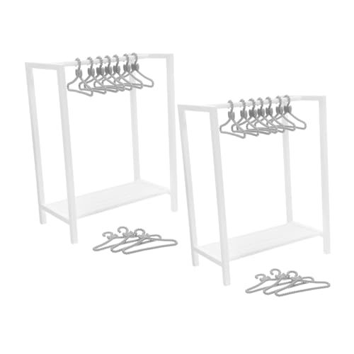 TOYANDONA Puppenkleiderständer Miniatur-kleiderständer Für Puppenhaus Mit Kleiderbügel Zur Aufbewahrung Von Puppenkleidung Und Accessoires Für Fantasievolles Spielen TOYANDONA Puppenkleiderständer Miniatur-kleiderständer Für Puppenhaus Mit Kleiderbügel Zur Aufbewahrung Von Puppenkleidung Und Accessoires Für Fantasievolles Spielen von TOYANDONA