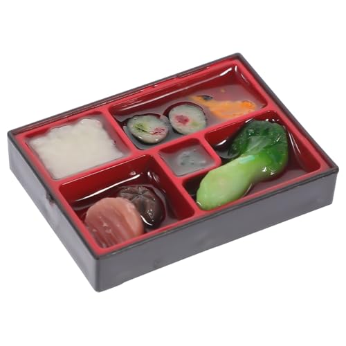 TOYANDONA Miniatur Essen Und Kleines Mini Kleine Häuser Mini Essen Kleines Spielzeughaus Kleine Häuser Essensmodell Spielzubehör Spielküchenzubehör Kunststoff von TOYANDONA
