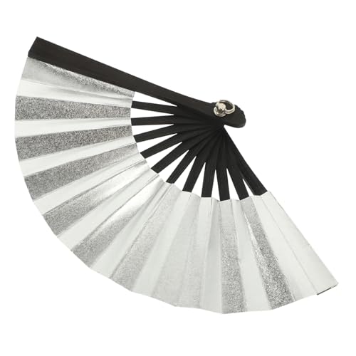 TOYANDONA Miniatur Faltbarer Papierhandventilator Silber für DIY Partydekoration Puppen Fotorequisite Kleiner Zarter Handfächer aus Naturholz und Papier TOYANDONA Miniatur Faltbarer Papierhandventilator Silber für DIY Partydekoration Puppen Fotorequisite Kleiner Zarter Handfächer aus Naturholz und Papier von TOYANDONA